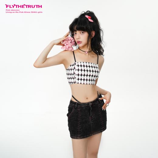 FTT FlyTheTruth  甜不辣 满印四芒星吊带女春季打底显瘦背心内搭 商品图0