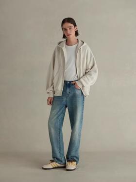 Evistub/E-3QWY17/500G重磅拉链连帽卫衣