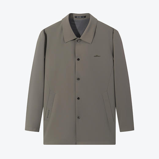 柒牌风衣外套男秋冬新款商务休闲中青年无缝翻领男士防风夹克	125K70090 商品图4