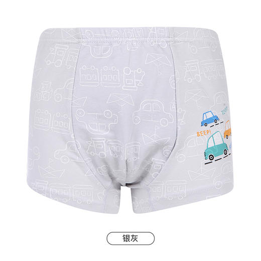 都市丽人眯雅佳基础系列舒肤棉男童纯棉童装内裤儿童平角内裤JK4B02 商品图12