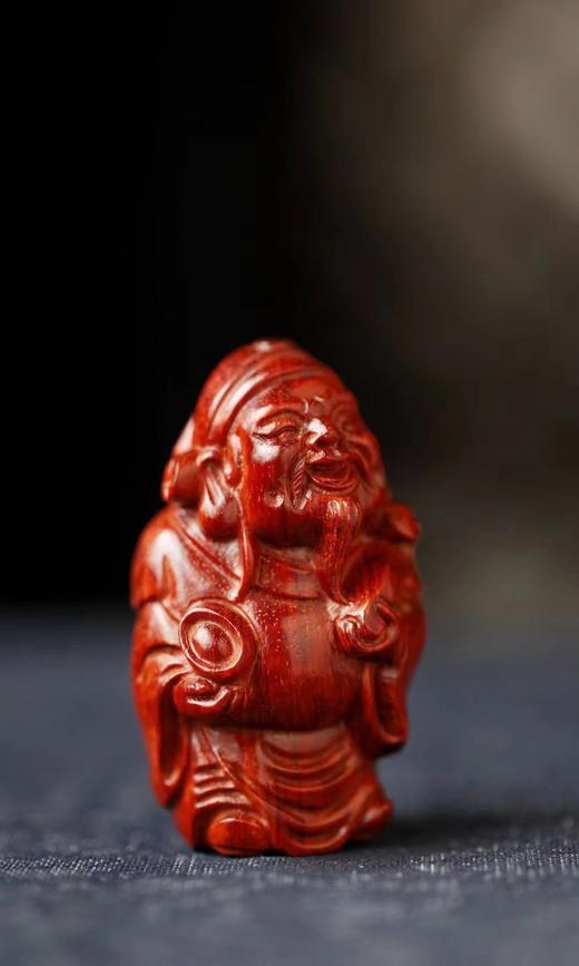 小财神°小叶紫檀手把件 商品图1
