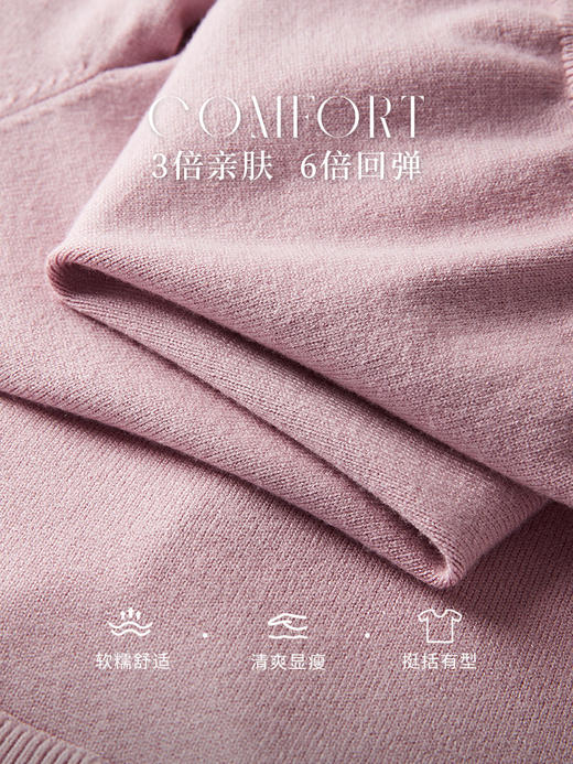 【年中特卖】熙世界学院甜美风假两件针织衫女2025早秋新款时髦衬衫领上衣开衫 商品图4