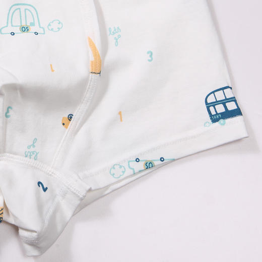 都市丽人眯雅佳基础系列舒肤棉男童纯棉童装内裤儿童平角内裤JK4B02 商品图6