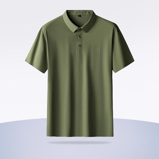 【冰丝高弹】【新款DK】大依优型大码男装短袖Polo衫翻领加肥加大透气吸汗夏季上衣半袖t恤夏装 商品图1
