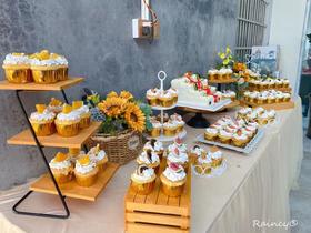 金色系列开业甜品台