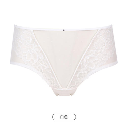 都市丽人时尚系列蕾丝网布内裤女蕾丝女士内裤中腰三角内裤LK42A9 商品图8