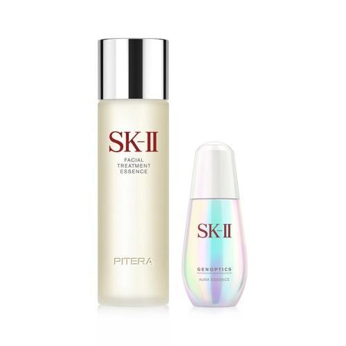 【航免仓】SK-II光蕴环采钻白修护套装(神仙水230ml+小灯泡50ml） 商品图0