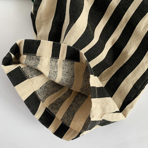 【亮眼个性潮男】男童竖条个性韩版七分裤夏季女童纯棉透气条纹短裤小童日韩裤子潮 商品图3