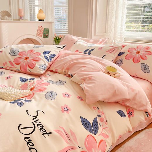 利路米24年新款全棉印花四件套月汐 商品图4