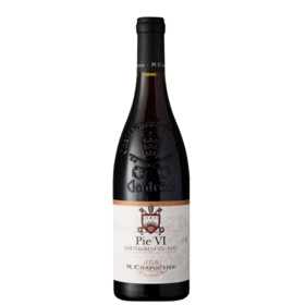 莎普蒂尔酒庄教皇新堡派六红葡萄酒M. Chapoutier Châteauneuf-du-Pape Rouge 'Pie VI'