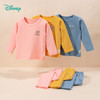 迪士尼2024春季男女宝宝长袖家居服套装棉弹舒适内衣卡通睡衣打底衫ZD1DT019 商品缩略图0