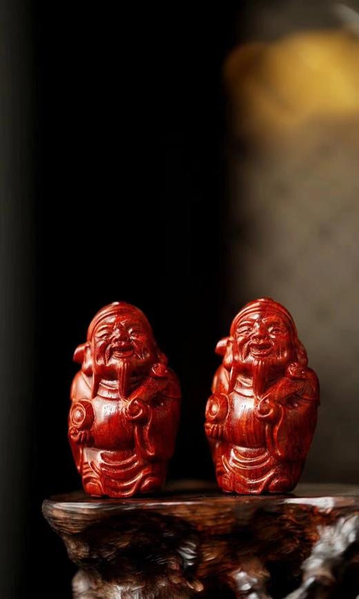 小财神°小叶紫檀手把件 商品图4