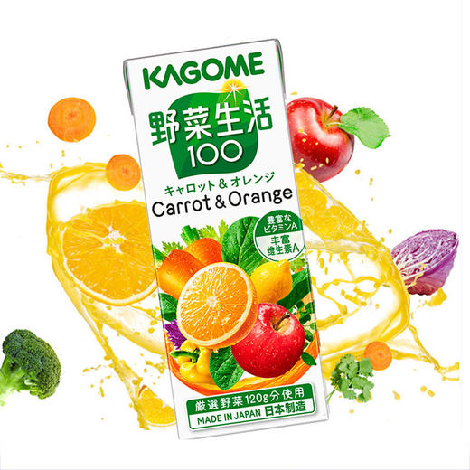 可果美复合果蔬汁饮料-胡萝卜和橙风味 商品图2