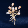 奢华大气，精致花束淡水珍珠微镶锆胸针百搭衣饰胸花别针女配饰AM-XR05593 商品缩略图0