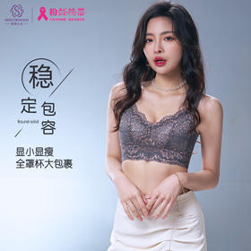 大胸显小全罩杯，蕾丝薄杯全罩杯，收副乳，上托调整型文胸，觅影佳人调整型文胸