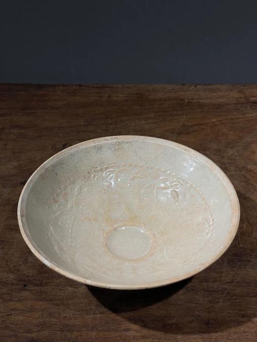 影青印花娃娃花卉纹碗，顺丰包邮 商品图12