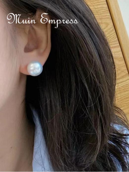 🌈【沐银皇后珍珠项链耳士套组礼盒装】✔️ ✅澳白色项链+贝壳珍珠的套组 女神必备！🎉 ✅不过百就能拥有媲美澳白海水珍珠!🌸 商品图4