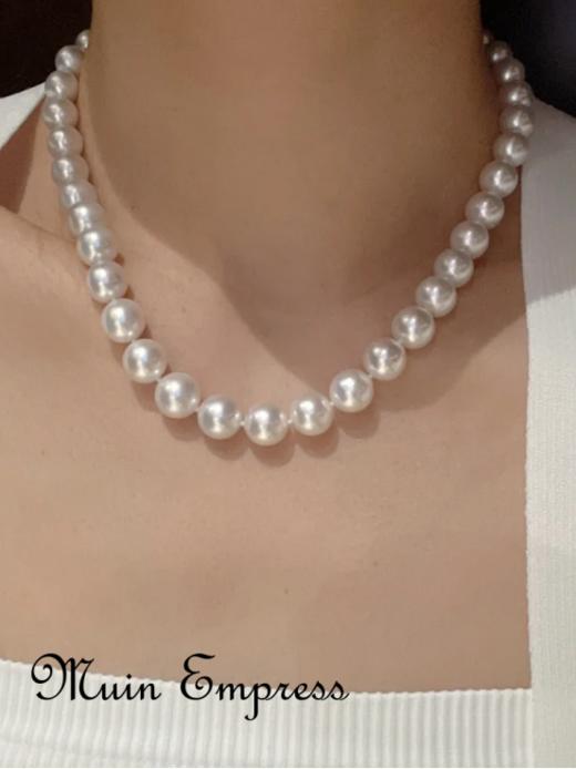 🌈【沐银皇后珍珠项链耳士套组礼盒装】✔️ ✅澳白色项链+贝壳珍珠的套组 女神必备！🎉 ✅不过百就能拥有媲美澳白海水珍珠!🌸 商品图3