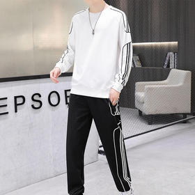 【Q】【新款DCS】大依优型大码套装卫衣卫裤圆领两件套休闲运动服套装外穿