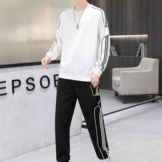 【Q】【新款DCS】大依优型大码套装卫衣卫裤圆领两件套休闲运动服套装外穿 商品图0