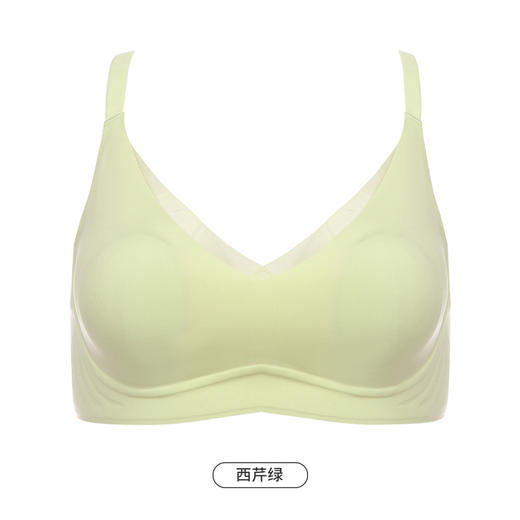 都市丽人Vbra内衣无痕杯面内衣女泳布文胸无尺码3/4杯超薄款速干无钢圈三排扣LB46K7 商品图12