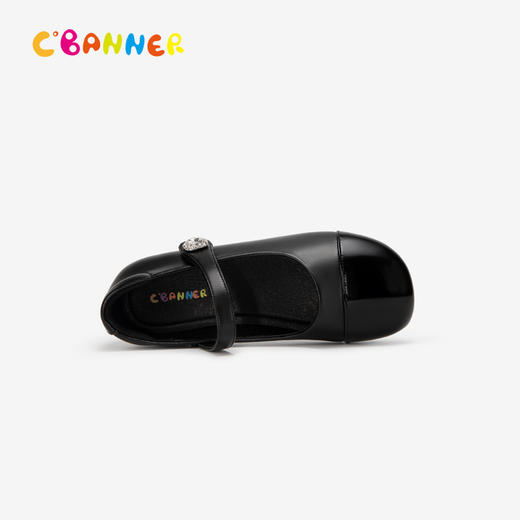 千百度童鞋春季女童玛丽珍鞋魔术贴单鞋平底鞋A24177604 商品图2