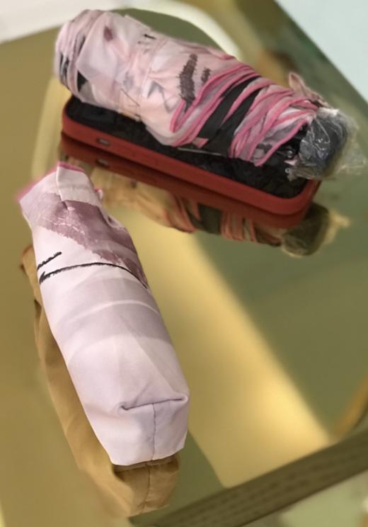 优品堂【墨羽】五折双层超轻黑胶防紫外线太阳伞 商品图8