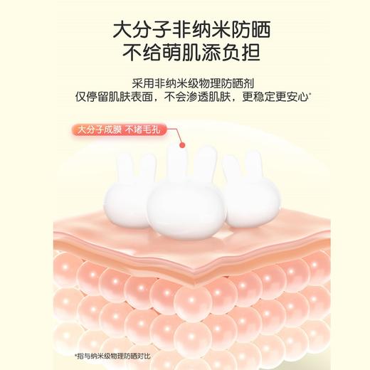 英氏儿童物理防晒乳宝宝专用防晒霜25g隔离紫外线植萃舒护敏感肌 商品图3