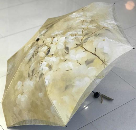 优品堂【墨羽】五折双层超轻黑胶防紫外线太阳伞 商品图5