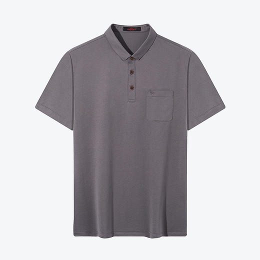 柒牌polo衫男短袖2024夏季新款时尚青年小翻领口袋款男士休闲上衣	126T71120 商品图4