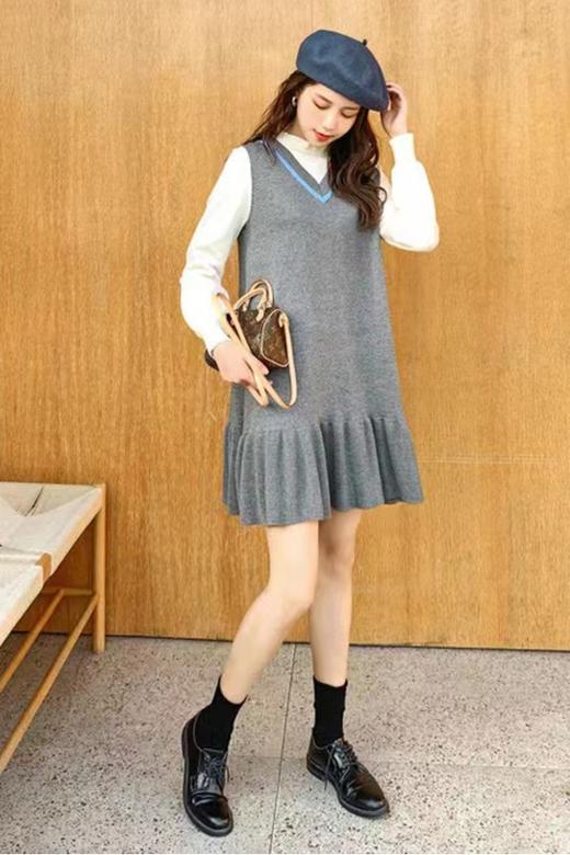 Other Mix 拼接假两件连衣裙 14715 商品图1