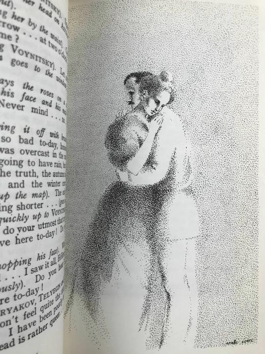 契诃夫戏剧集（1969） 23幅插图 苍鹭出版社（HeronBooks）复古仿皮精装本 商品图11