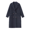 「三色可选！天丝羊毛双面呢大衣」司南法式编织小金扣 立裁藏肉版天丝羊毛双面呢大衣外套上衣 商品缩略图4