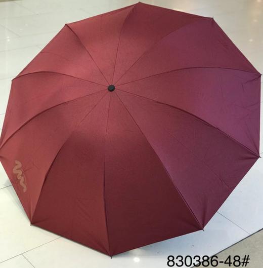 优品堂【高雅】10K超大防风三折黑胶防紫外线晴雨伞 商品图6