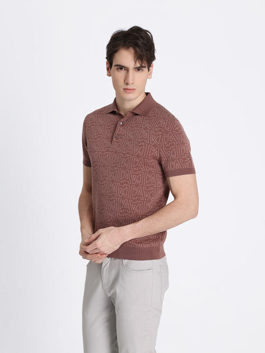 callisto橙色棉混锦纶混桑蚕丝混氨纶T恤 STTSS160C 商品图1