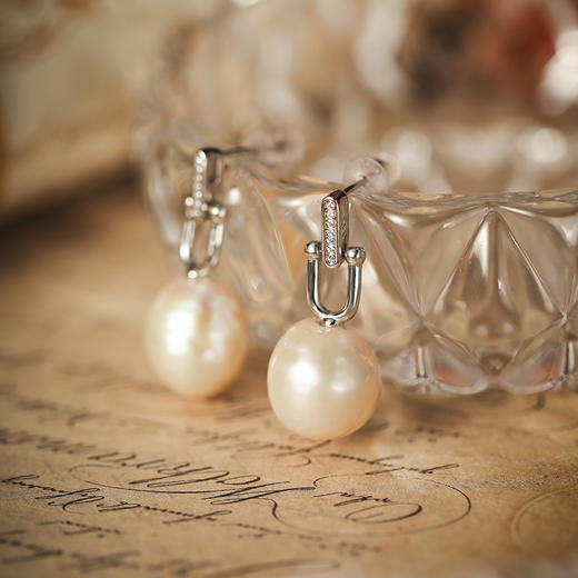 Manreya玛芮雅“午后初识”巴洛克珍珠耳环法式小众复古 商品图8