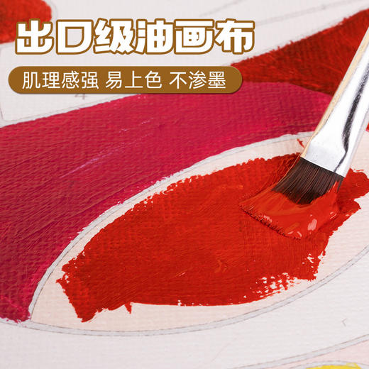 【清仓🔥爆品】DIY数字油画20*20 高亮颜料彩色画板 儿童卡通类数字油画 轻松减压 锻炼专注力 商品图3