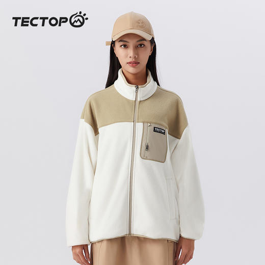 探拓2023摇粒绒开衫外套新款抓绒衣男加绒加厚冲锋衣内胆女秋冬 商品图1