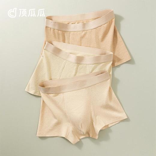 3部顶瓜瓜男士彩棉平角内裤3条装DNKMC-AQ31206-3 商品图1