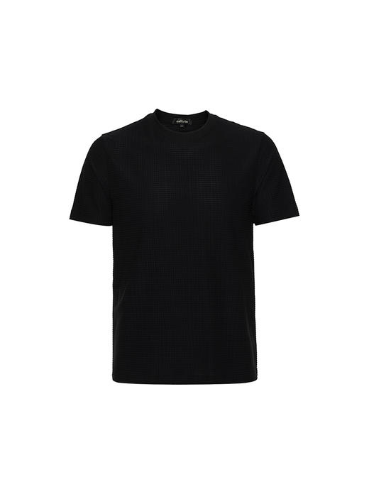 callisto黑色锦纶混氨纶T恤 STTSS018C 商品图3