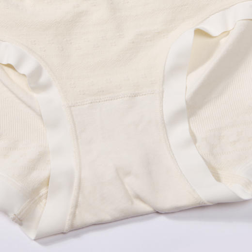 都市丽人基础一体美臀一体无缝内裤女锦氨女士内裤中腰平角内裤LK45F4 商品图7