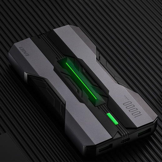 忆捷 X6双向快充电源锂电池 18W 10000毫安多接口铠甲机身便携式 商品图3