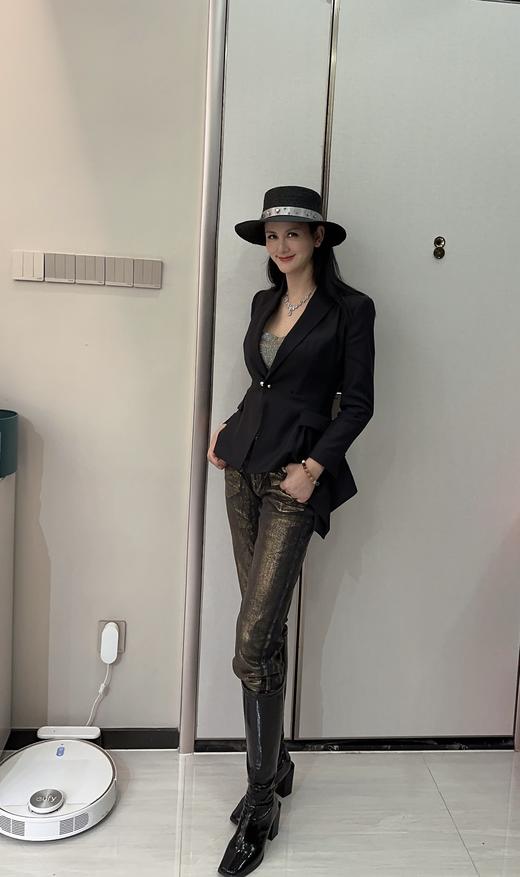 孤品 烫金牛仔裤KT1X95351 商品图8