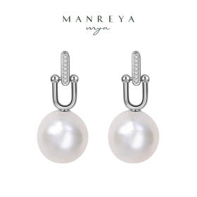Manreya玛芮雅“午后初识”巴洛克珍珠耳环法式小众复古