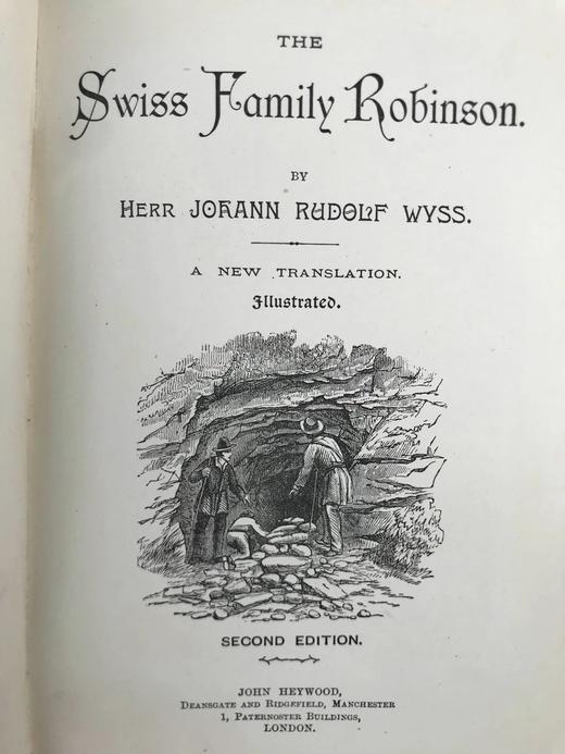 约19世纪后期 约翰·维斯《海角乐园》 约15幅插图 漆布精装32开 商品图3