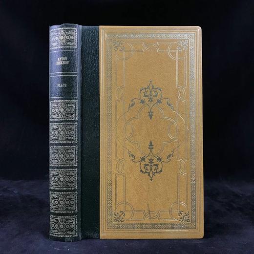 契诃夫戏剧集（1969） 23幅插图 苍鹭出版社（HeronBooks）复古仿皮精装本 商品图0