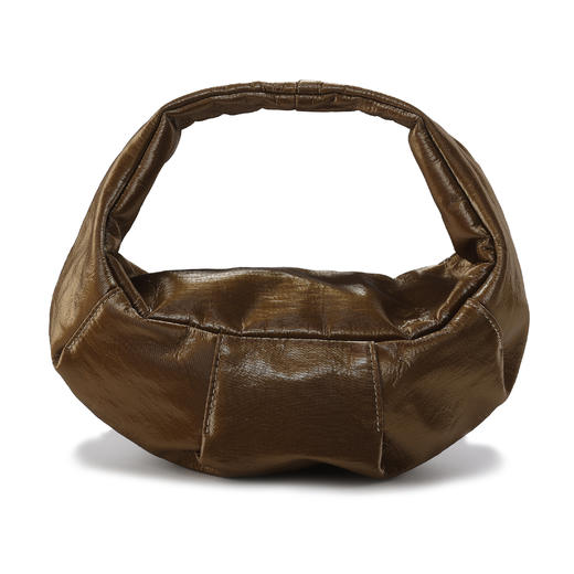 Ruohan 金色/米色蕉麻迷你moonbag 商品图11