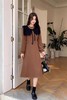 Le Malene 复古甜美披肩两件套收腰连衣裙 17537 商品缩略图1