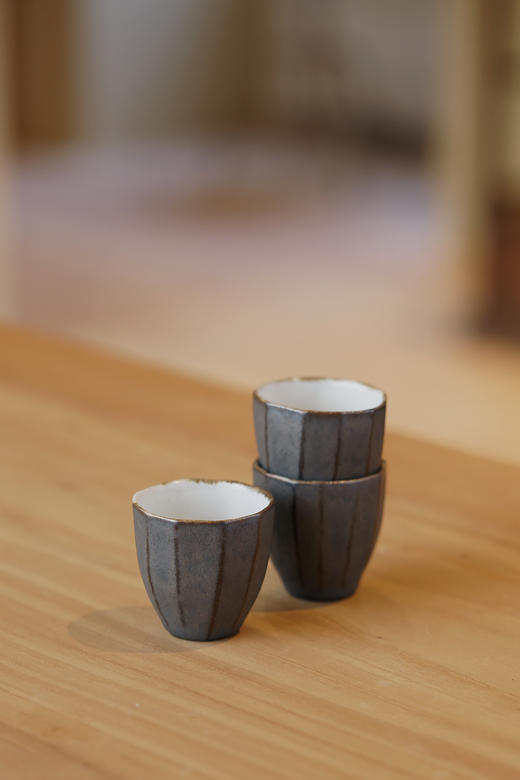 安藤雅信&百草生活52黑面取茶杯L 商品图1