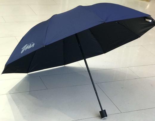 优品堂【高雅】10K超大防风三折黑胶防紫外线晴雨伞 商品图5